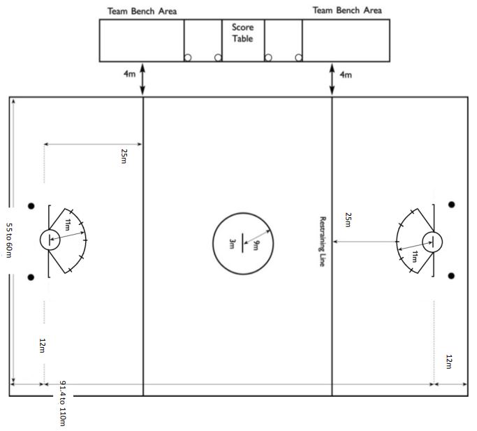 Women's Lacrosse Field Diagram Printable